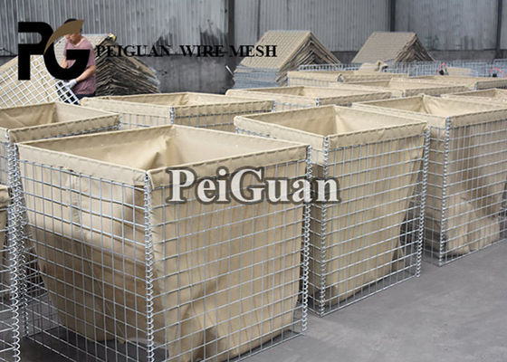 Mil 7 2m  Sand Barrier ملحومة صندوق التراب صندوق مقاومة للانفجار